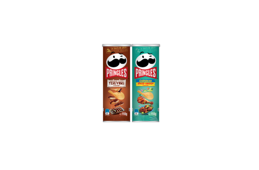 Pringles Unveils Limited-Edition Flavours in Australasia: Caribbean Spiced Chicken & Japanese Sticky Teriyaki